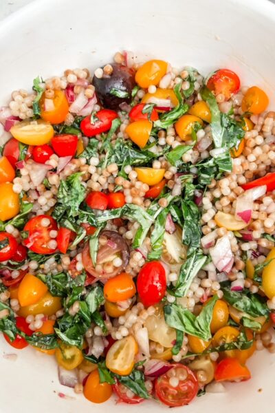 Cherry Tomato and Basil Salad