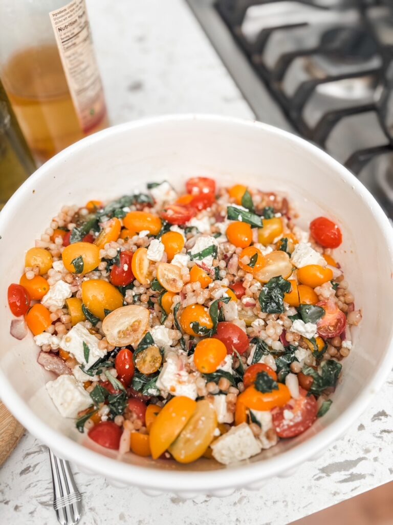 Cherry Tomato and Basil Salad