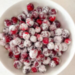 The finished Candied Cranberry Poppers