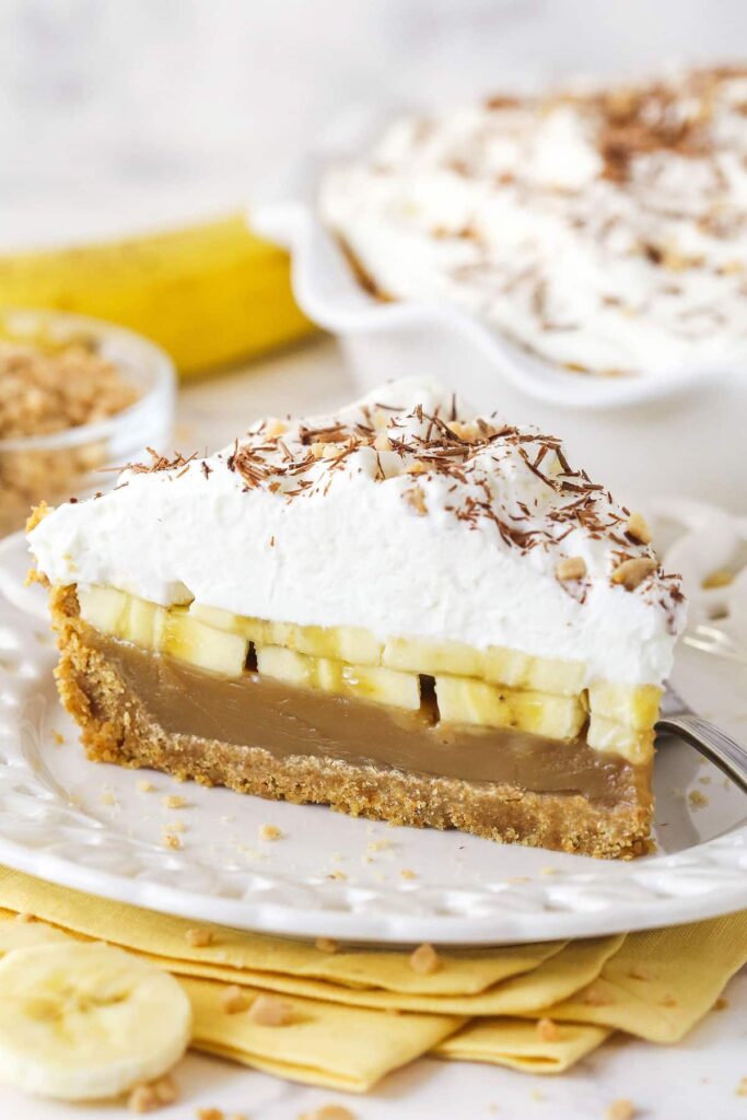 A slice of the Banoffee Pie