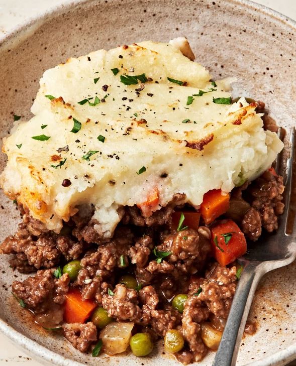 A piece of the Shepherd's Pie.