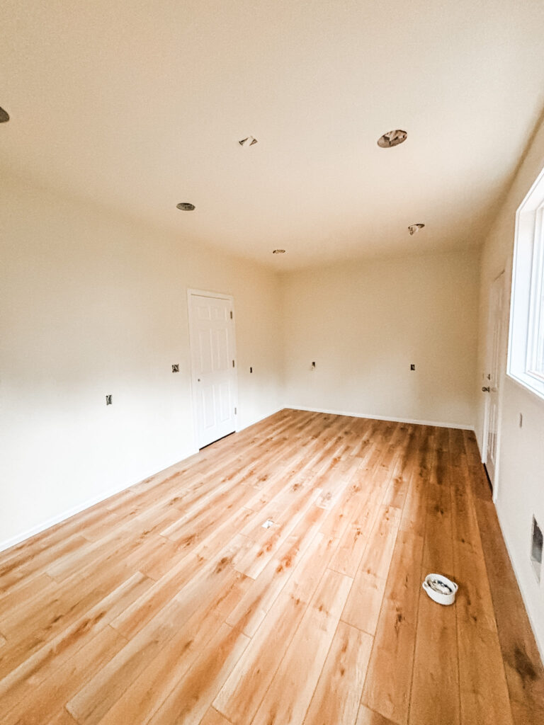 The completed "shell" that's empty